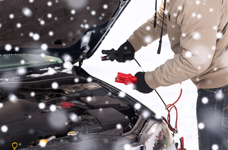 jumping car battery using jumper cables