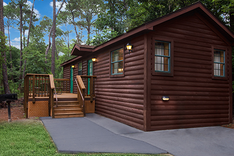 Exterior View of Cabin at Fort Wilderness Resort