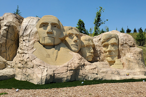 Mount Rushmore at Miniland