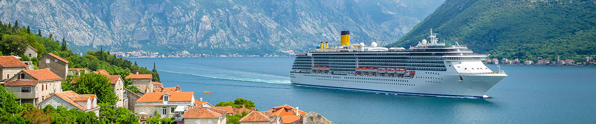 cruise ship in mediterranean