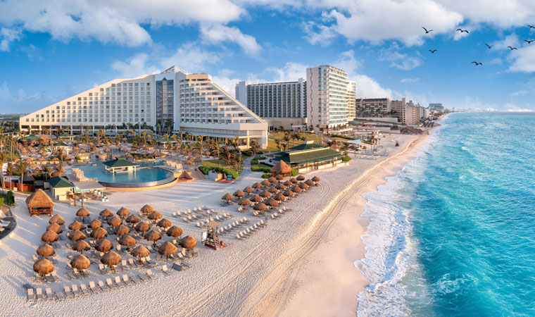 tropical resort near beach