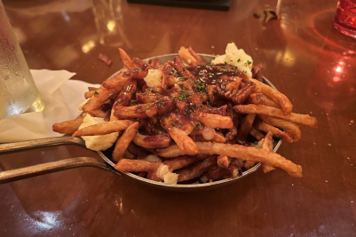 Canadian poutine in Disney World Florida
