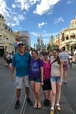 Lynne and Family at Walt Disney World