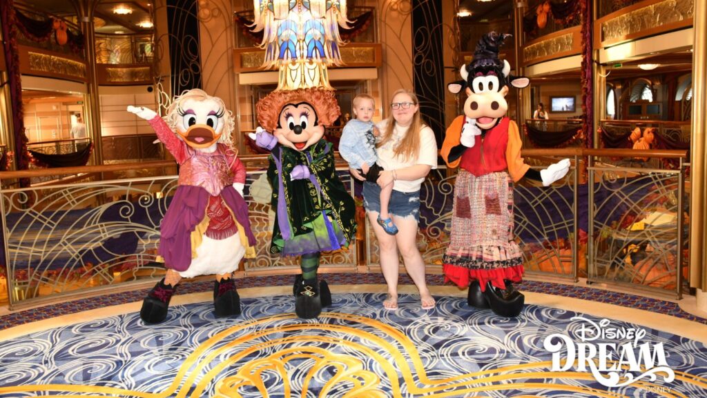 ashley with hocus pocus characters