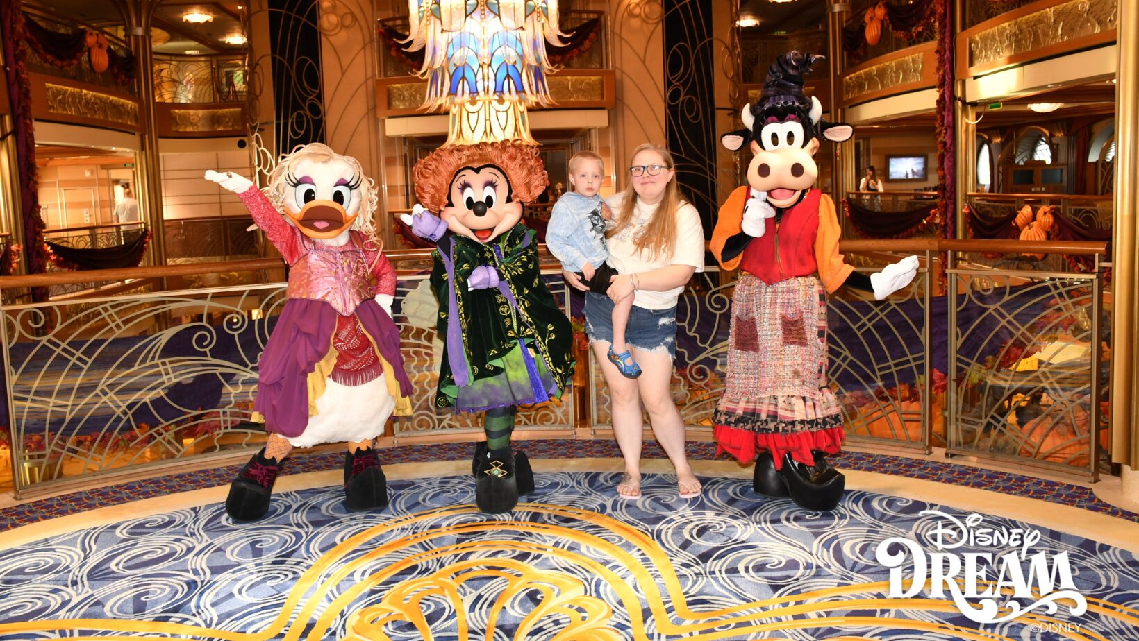 ashley with hocus pocus characters