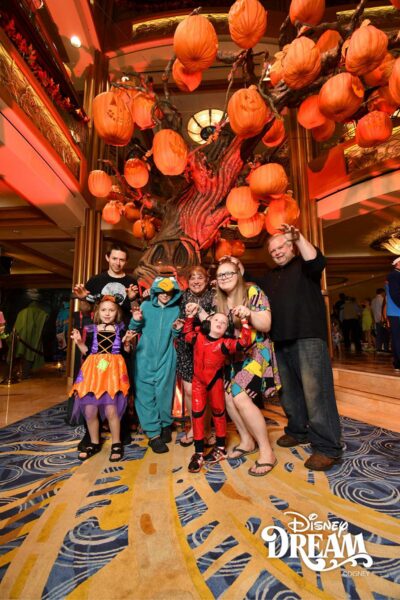 halloween-time cruise family picture
